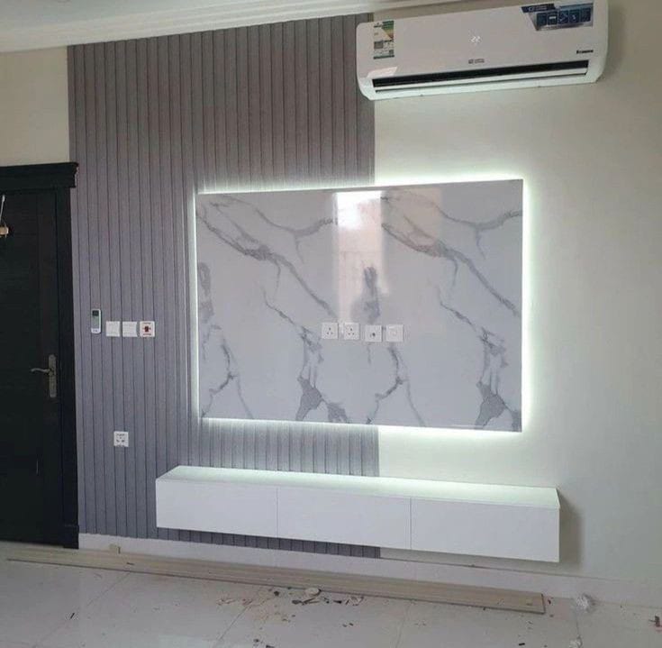 Ahşap Televizyon Üniteleri Modeli 01